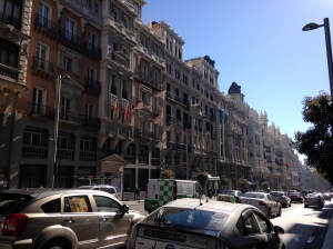 One of the cuter Madrid streets
